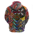 Personalised Roosters NRL Celebrating 50 Years of Naidoc Zip Hoodie NAIDOC Week 2025 Aboriginal