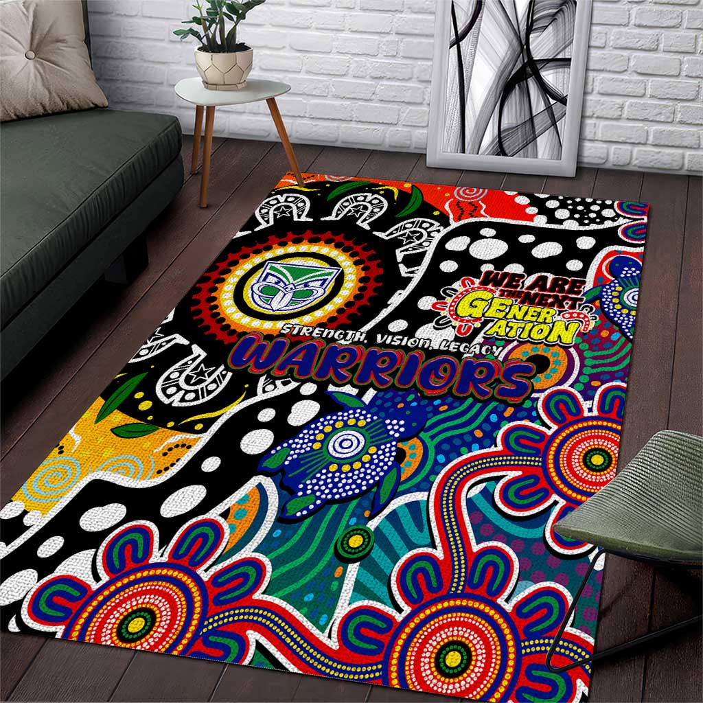 New Zealand Warriors NRL Celebrating 50 Years of Naidoc Area Rug NAIDOC Week 2025 Aboriginal