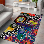 New Zealand Warriors NRL Celebrating 50 Years of Naidoc Area Rug NAIDOC Week 2025 Aboriginal