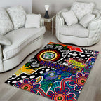 New Zealand Warriors NRL Celebrating 50 Years of Naidoc Area Rug NAIDOC Week 2025 Aboriginal
