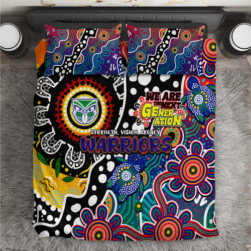 New Zealand Warriors NRL Celebrating 50 Years of Naidoc Bedding Set NAIDOC Week 2025 Aboriginal
