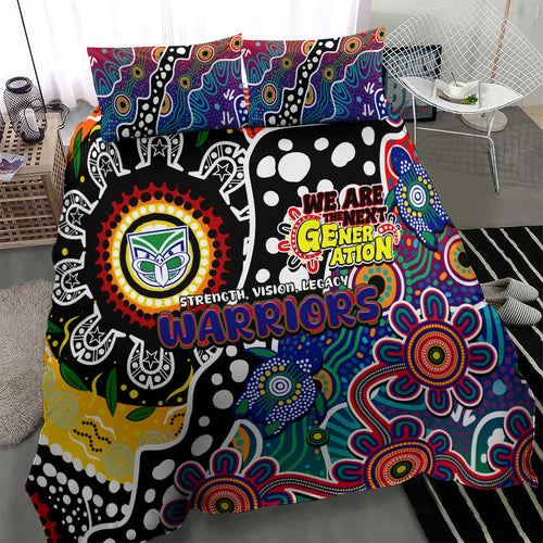 New Zealand Warriors NRL Celebrating 50 Years of Naidoc Bedding Set NAIDOC Week 2025 Aboriginal