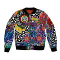 Personalised New Zealand Warriors NRL Celebrating 50 Years of Naidoc Bomber Jacket NAIDOC Week 2025 Aboriginal