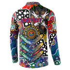 Personalised New Zealand Warriors NRL Celebrating 50 Years of Naidoc Button Sweatshirt NAIDOC Week 2025 Aboriginal