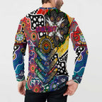 Personalised New Zealand Warriors NRL Celebrating 50 Years of Naidoc Button Sweatshirt NAIDOC Week 2025 Aboriginal