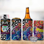 New Zealand Warriors NRL Celebrating 50 Years of Naidoc 4 in 1 Can Cooler Tumbler NAIDOC Week 2025 Aboriginal