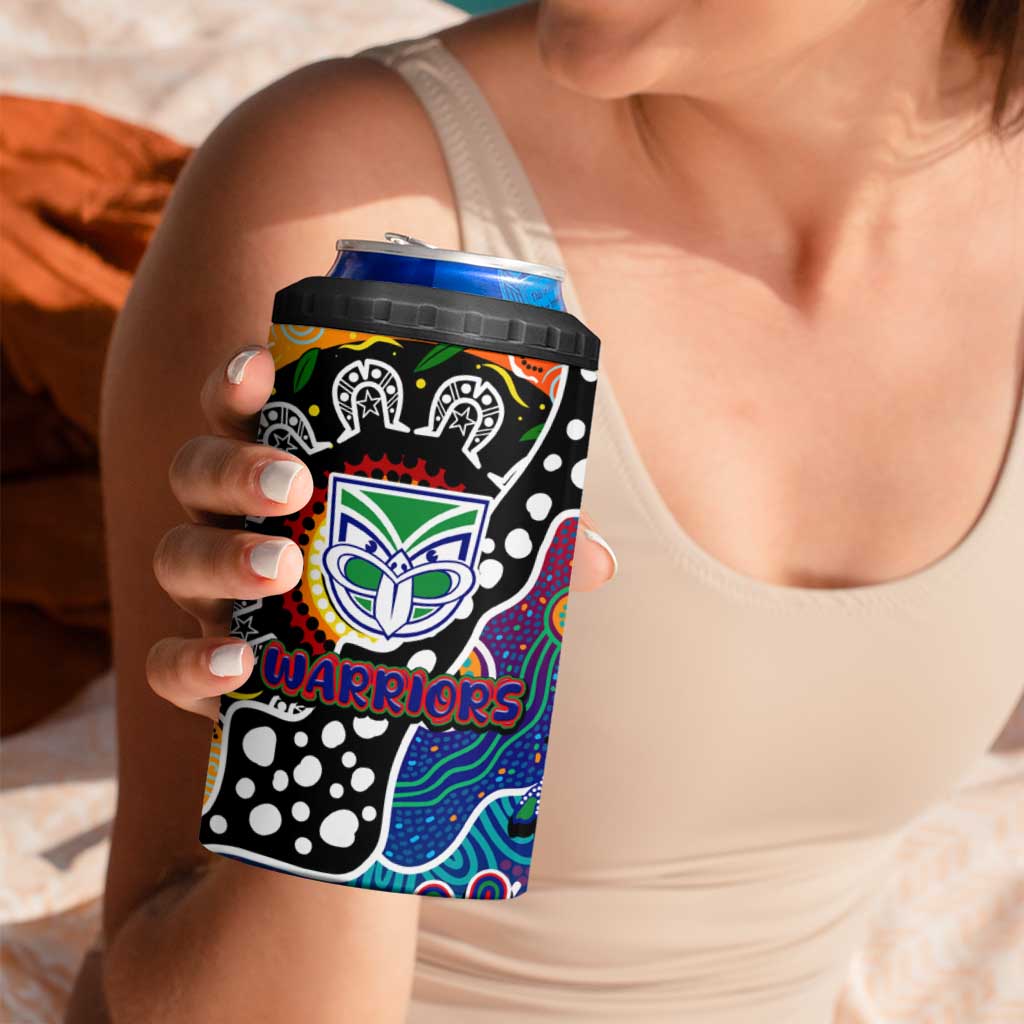 New Zealand Warriors NRL Celebrating 50 Years of Naidoc 4 in 1 Can Cooler Tumbler NAIDOC Week 2025 Aboriginal