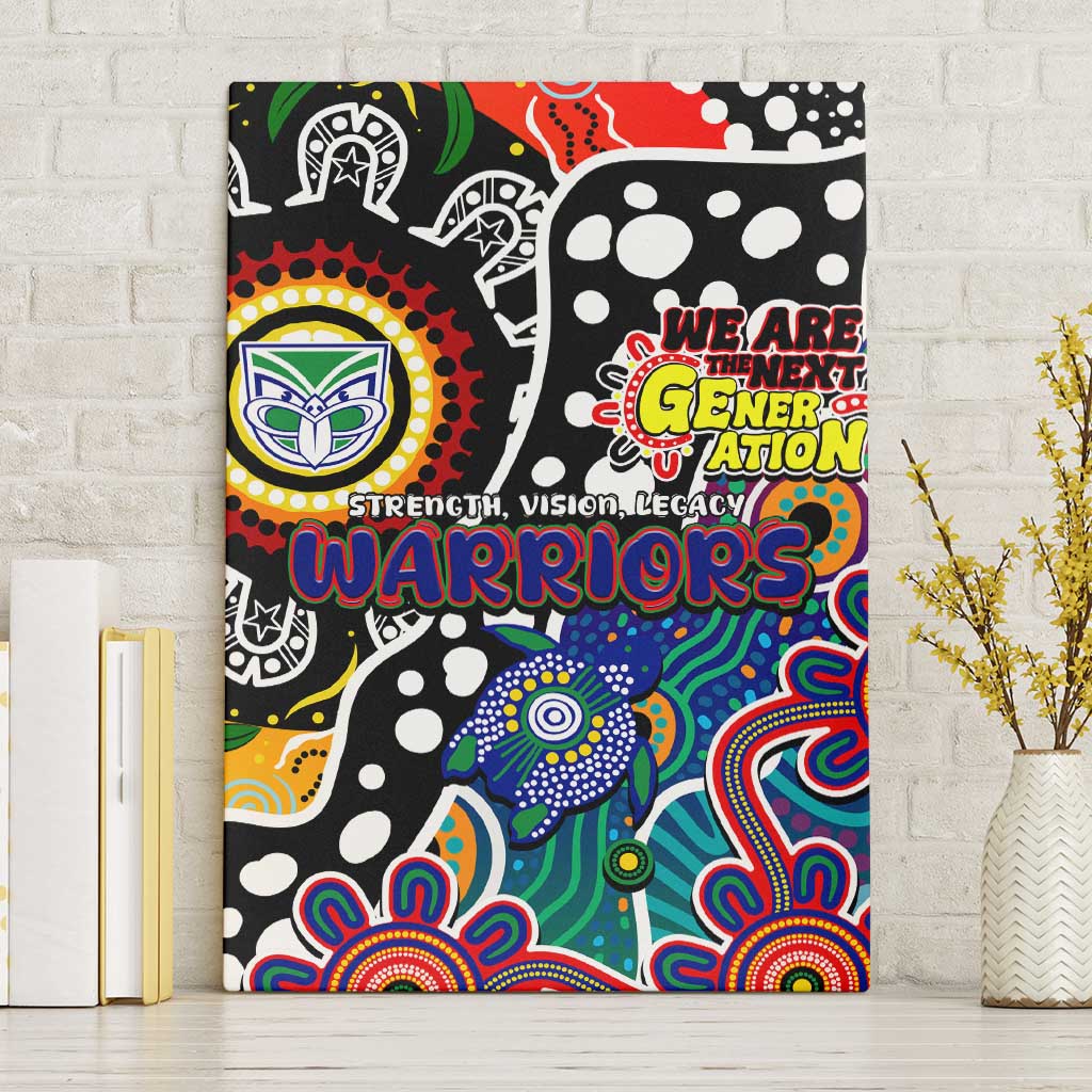 New Zealand Warriors NRL Celebrating 50 Years of Naidoc Canvas Wall Art NAIDOC Week 2025 Aboriginal