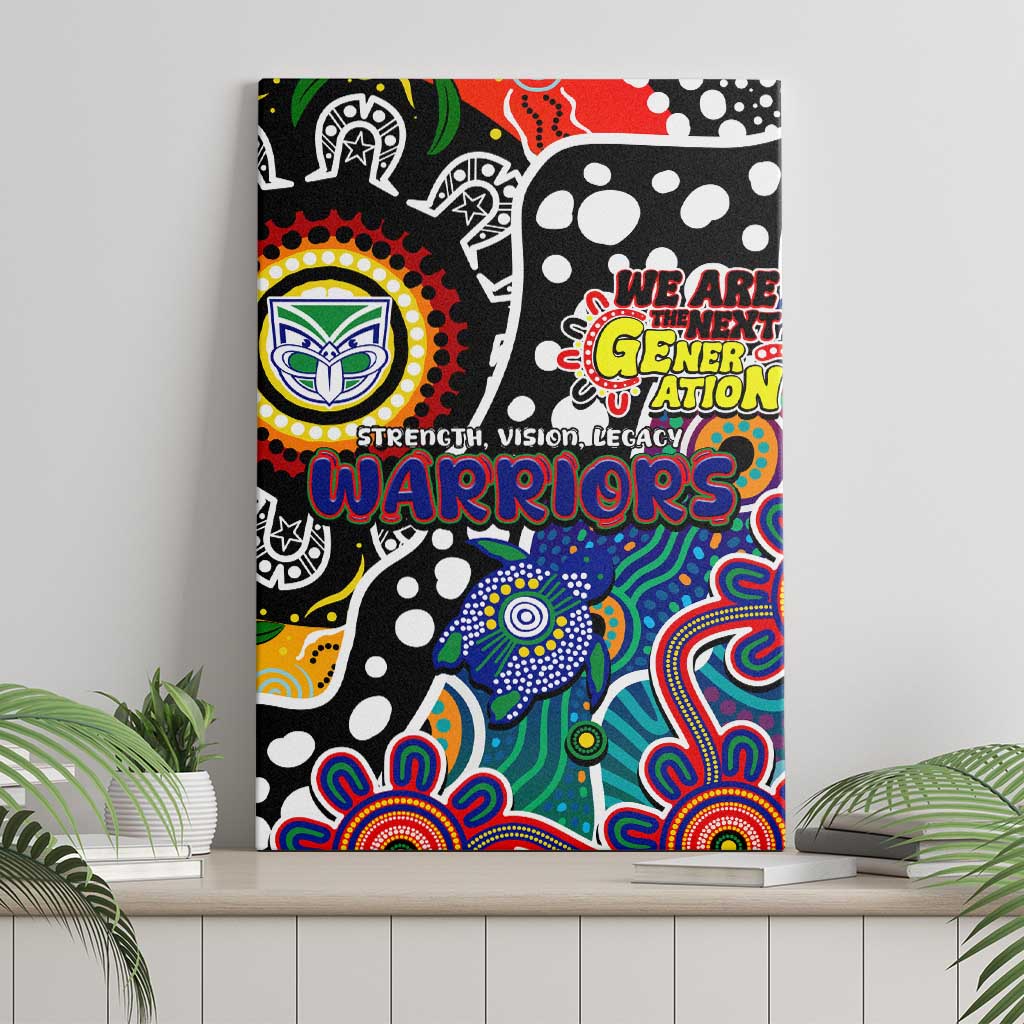 New Zealand Warriors NRL Celebrating 50 Years of Naidoc Canvas Wall Art NAIDOC Week 2025 Aboriginal