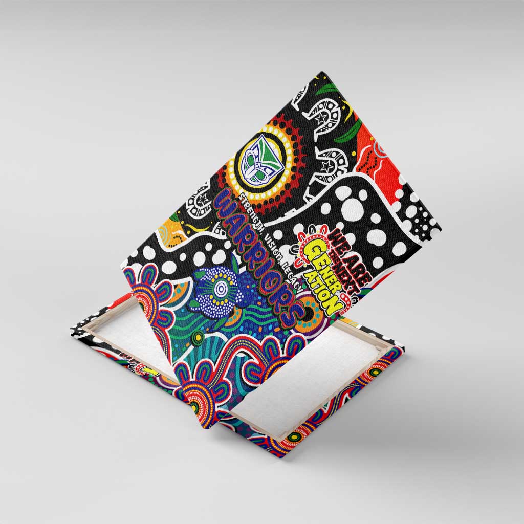 New Zealand Warriors NRL Celebrating 50 Years of Naidoc Canvas Wall Art NAIDOC Week 2025 Aboriginal