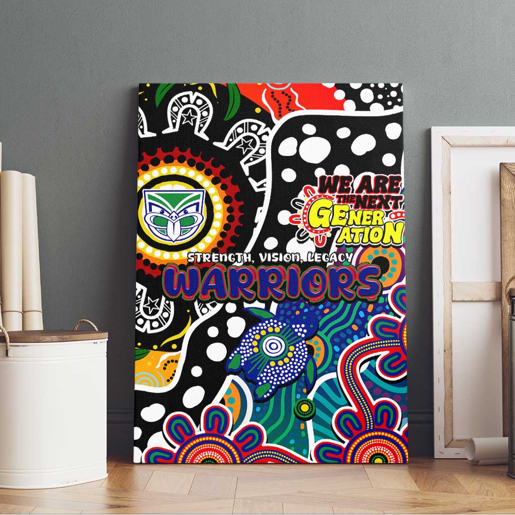 New Zealand Warriors NRL Celebrating 50 Years of Naidoc Canvas Wall Art NAIDOC Week 2025 Aboriginal