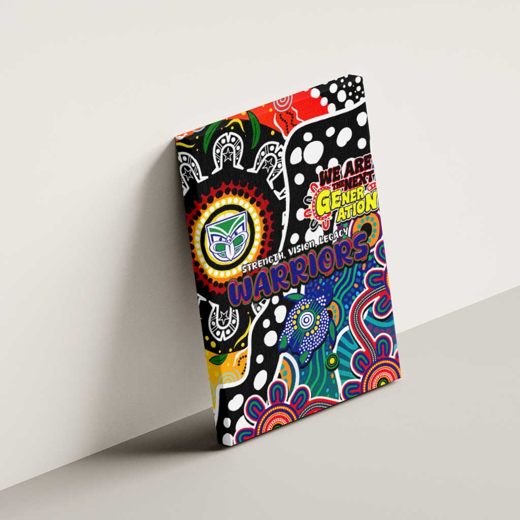 New Zealand Warriors NRL Celebrating 50 Years of Naidoc Canvas Wall Art NAIDOC Week 2025 Aboriginal