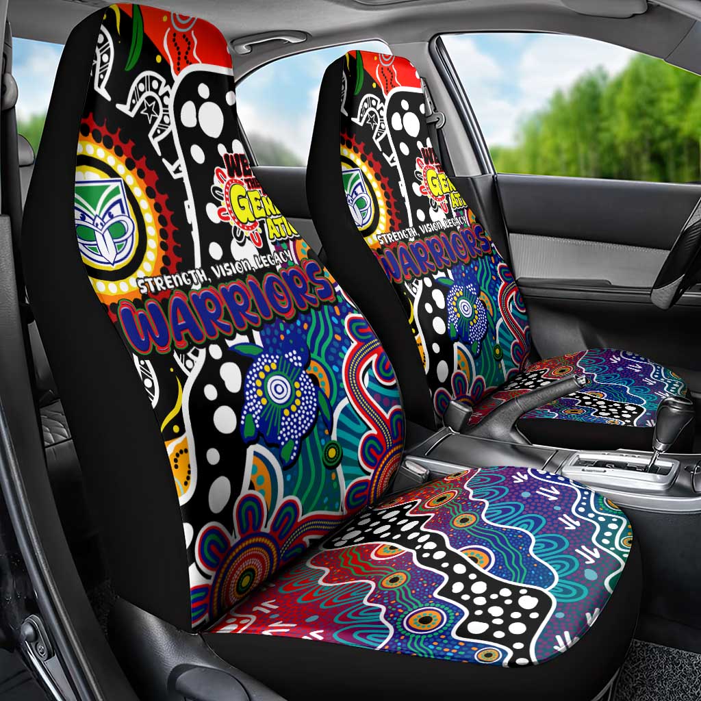 New Zealand Warriors NRL Celebrating 50 Years of Naidoc Car Seat Cover NAIDOC Week 2025 Aboriginal