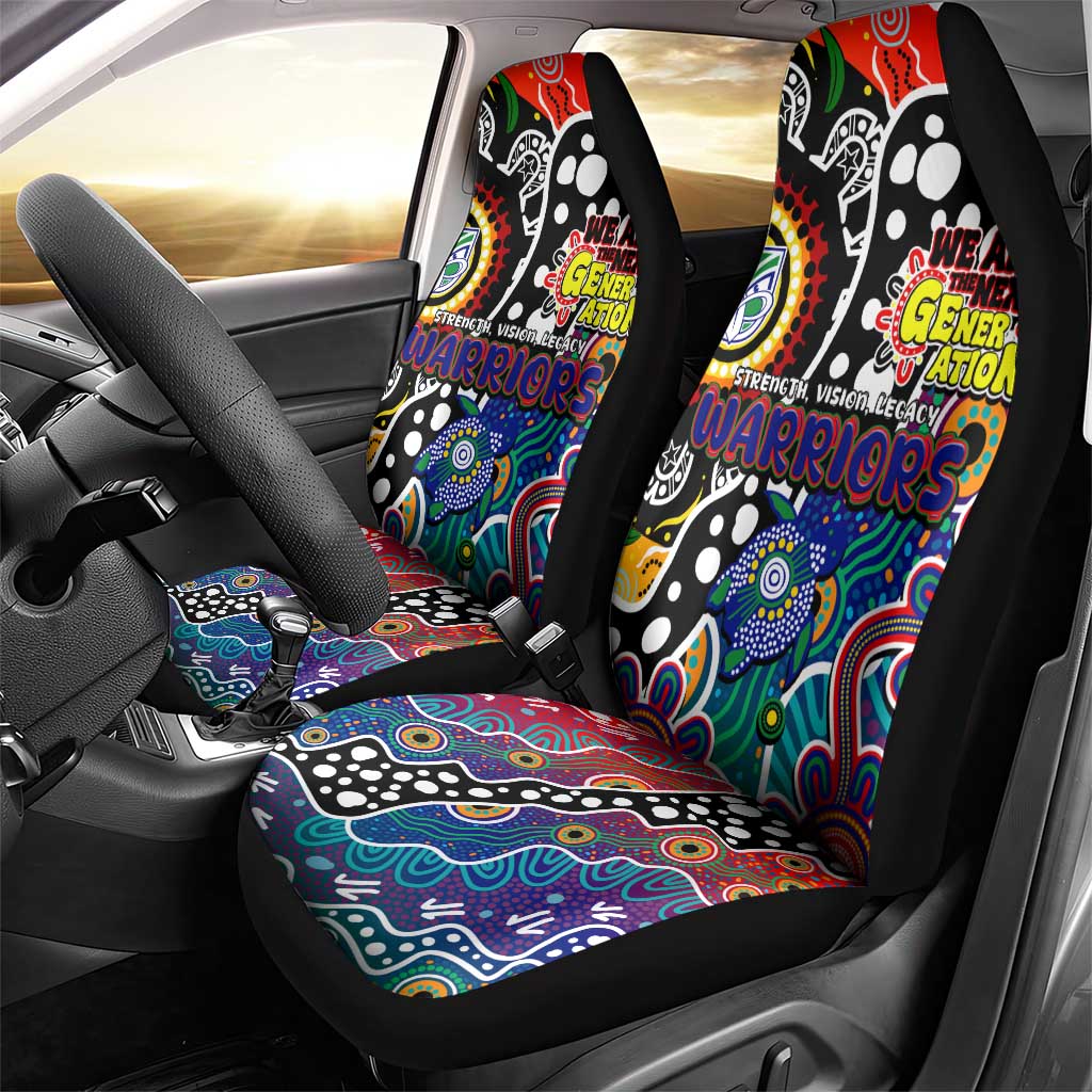 New Zealand Warriors NRL Celebrating 50 Years of Naidoc Car Seat Cover NAIDOC Week 2025 Aboriginal