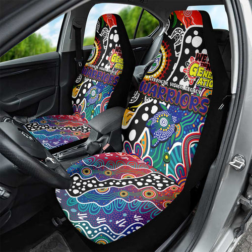 New Zealand Warriors NRL Celebrating 50 Years of Naidoc Car Seat Cover NAIDOC Week 2025 Aboriginal