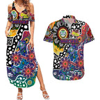 Personalised New Zealand Warriors NRL Celebrating 50 Years of Naidoc Couples Matching Summer Maxi Dress and Hawaiian Shirt NAIDOC Week 2025 Aboriginal
