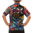 Personalised New Zealand Warriors NRL Celebrating 50 Years of Naidoc Family Matching Mermaid Dress and Hawaiian Shirt NAIDOC Week 2025 Aboriginal