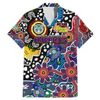 Personalised New Zealand Warriors NRL Celebrating 50 Years of Naidoc Family Matching Mermaid Dress and Hawaiian Shirt NAIDOC Week 2025 Aboriginal