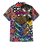 Personalised New Zealand Warriors NRL Celebrating 50 Years of Naidoc Family Matching Mermaid Dress and Hawaiian Shirt NAIDOC Week 2025 Aboriginal