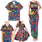 Personalised New Zealand Warriors NRL Celebrating 50 Years of Naidoc Family Matching Tank Maxi Dress and Hawaiian Shirt NAIDOC Week 2025 Aboriginal
