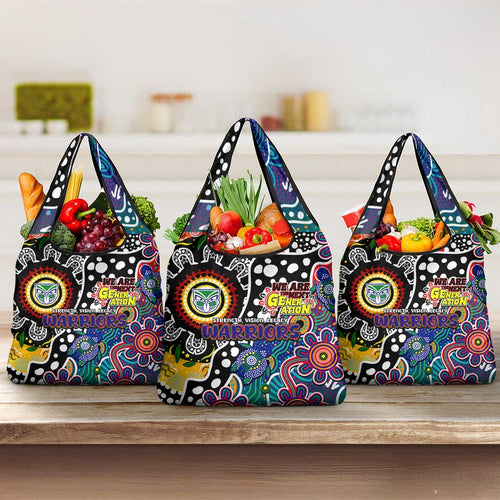 New Zealand Warriors NRL Celebrating 50 Years of Naidoc Grocery Bag NAIDOC Week 2025 Aboriginal