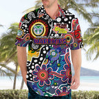 Personalised New Zealand Warriors NRL Celebrating 50 Years of Naidoc Hawaiian Shirt NAIDOC Week 2025 Aboriginal