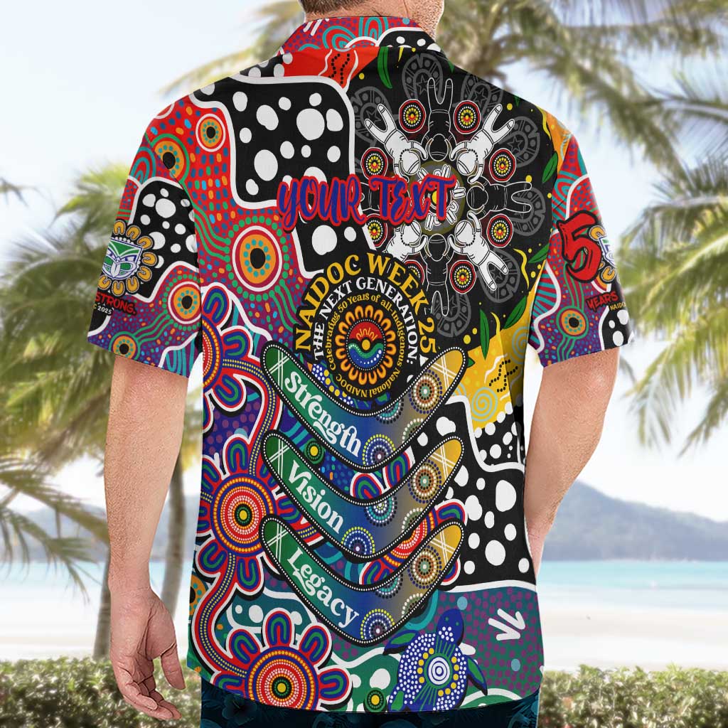 Personalised New Zealand Warriors NRL Celebrating 50 Years of Naidoc Hawaiian Shirt NAIDOC Week 2025 Aboriginal