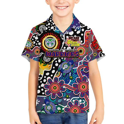 Personalised New Zealand Warriors NRL Celebrating 50 Years of Naidoc Hawaiian Shirt NAIDOC Week 2025 Aboriginal