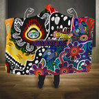 New Zealand Warriors NRL Celebrating 50 Years of Naidoc Hooded Blanket NAIDOC Week 2025 Aboriginal