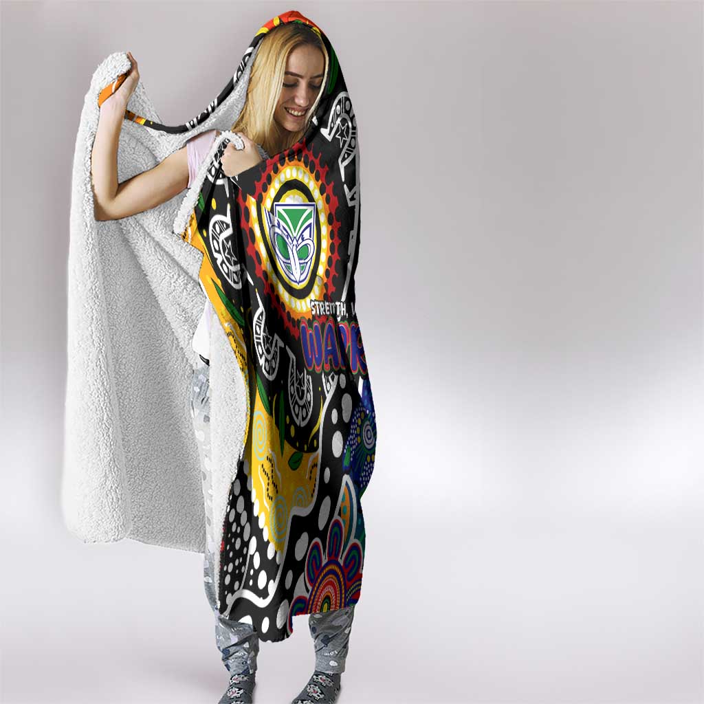 New Zealand Warriors NRL Celebrating 50 Years of Naidoc Hooded Blanket NAIDOC Week 2025 Aboriginal