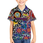 Personalised New Zealand Warriors NRL Celebrating 50 Years of Naidoc Kid Hawaiian Shirt NAIDOC Week 2025 Aboriginal