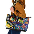 New Zealand Warriors NRL Celebrating 50 Years of Naidoc Leather Tote Bag NAIDOC Week 2025 Aboriginal