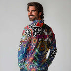 Personalised New Zealand Warriors NRL Celebrating 50 Years of Naidoc Long Sleeve Polo Shirt NAIDOC Week 2025 Aboriginal