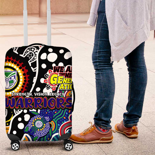 New Zealand Warriors NRL Celebrating 50 Years of Naidoc Luggage Cover NAIDOC Week 2025 Aboriginal