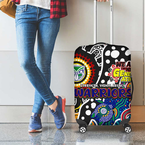 New Zealand Warriors NRL Celebrating 50 Years of Naidoc Luggage Cover NAIDOC Week 2025 Aboriginal