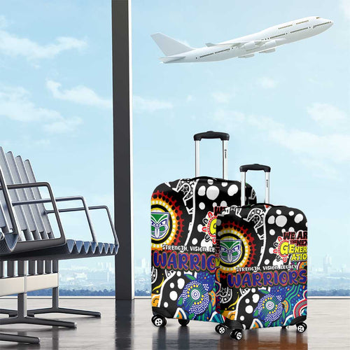 New Zealand Warriors NRL Celebrating 50 Years of Naidoc Luggage Cover NAIDOC Week 2025 Aboriginal