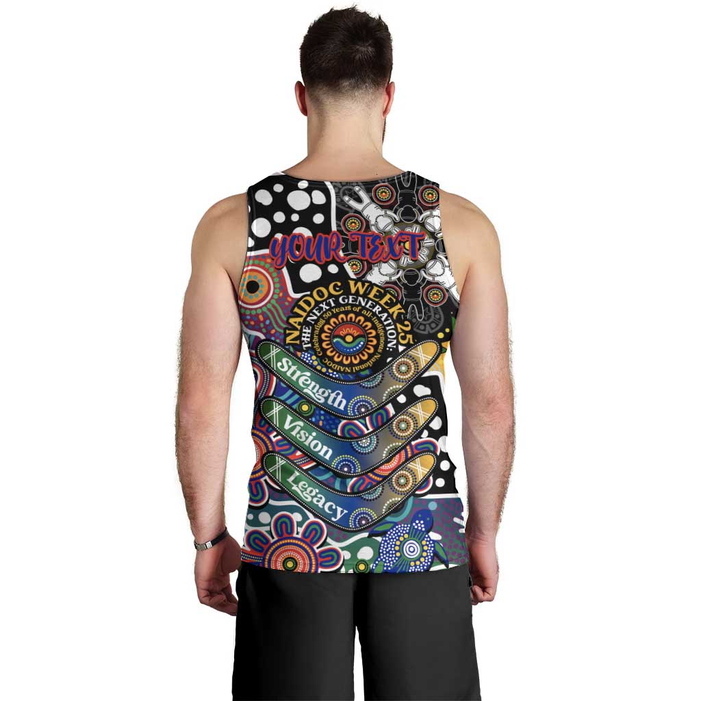 Personalised New Zealand Warriors NRL Celebrating 50 Years of Naidoc Men Tank Top NAIDOC Week 2025 Aboriginal