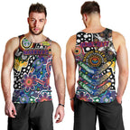 Personalised New Zealand Warriors NRL Celebrating 50 Years of Naidoc Men Tank Top NAIDOC Week 2025 Aboriginal
