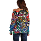 Personalised New Zealand Warriors NRL Celebrating 50 Years of Naidoc Off Shoulder Sweater NAIDOC Week 2025 Aboriginal