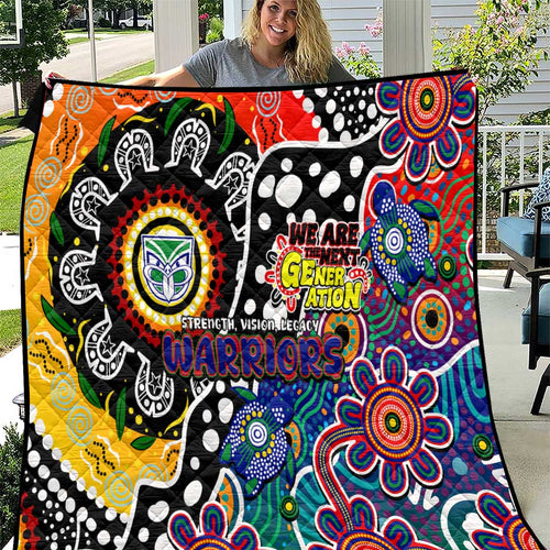 New Zealand Warriors NRL Celebrating 50 Years of Naidoc Quilt NAIDOC Week 2025 Aboriginal