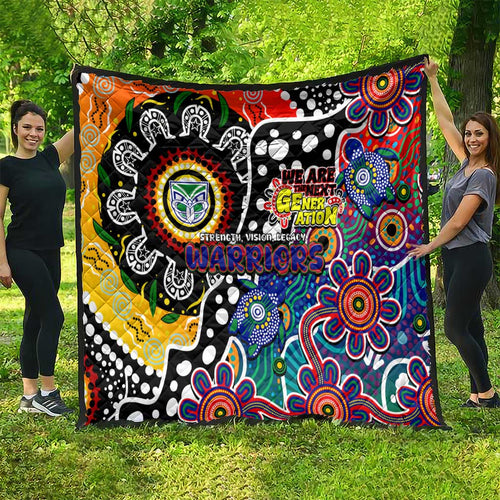 New Zealand Warriors NRL Celebrating 50 Years of Naidoc Quilt NAIDOC Week 2025 Aboriginal