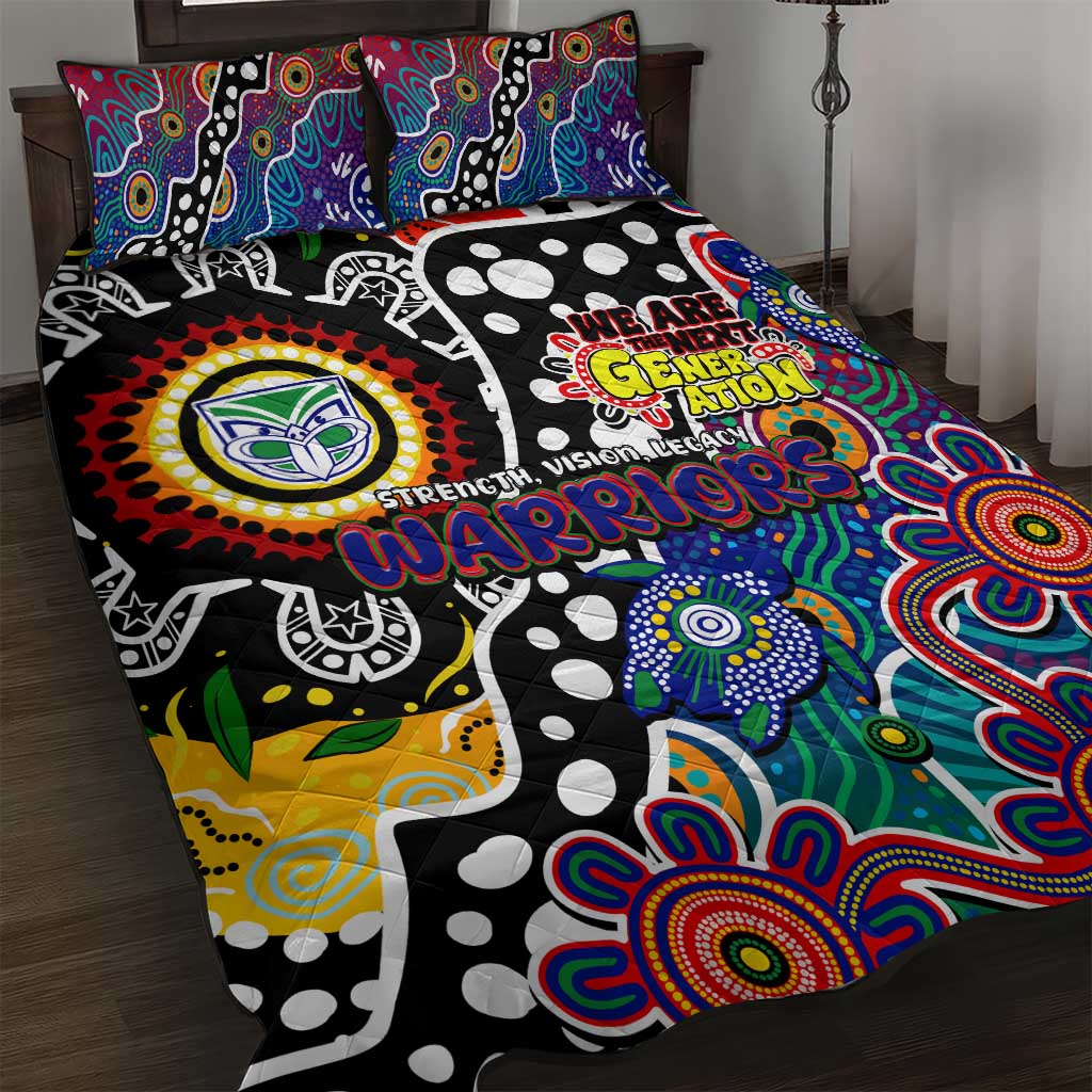 New Zealand Warriors NRL Celebrating 50 Years of Naidoc Quilt Bed Set NAIDOC Week 2025 Aboriginal