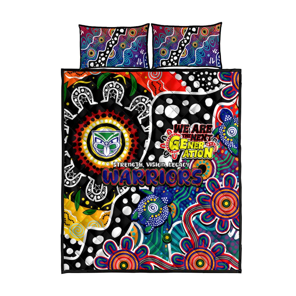 New Zealand Warriors NRL Celebrating 50 Years of Naidoc Quilt Bed Set NAIDOC Week 2025 Aboriginal