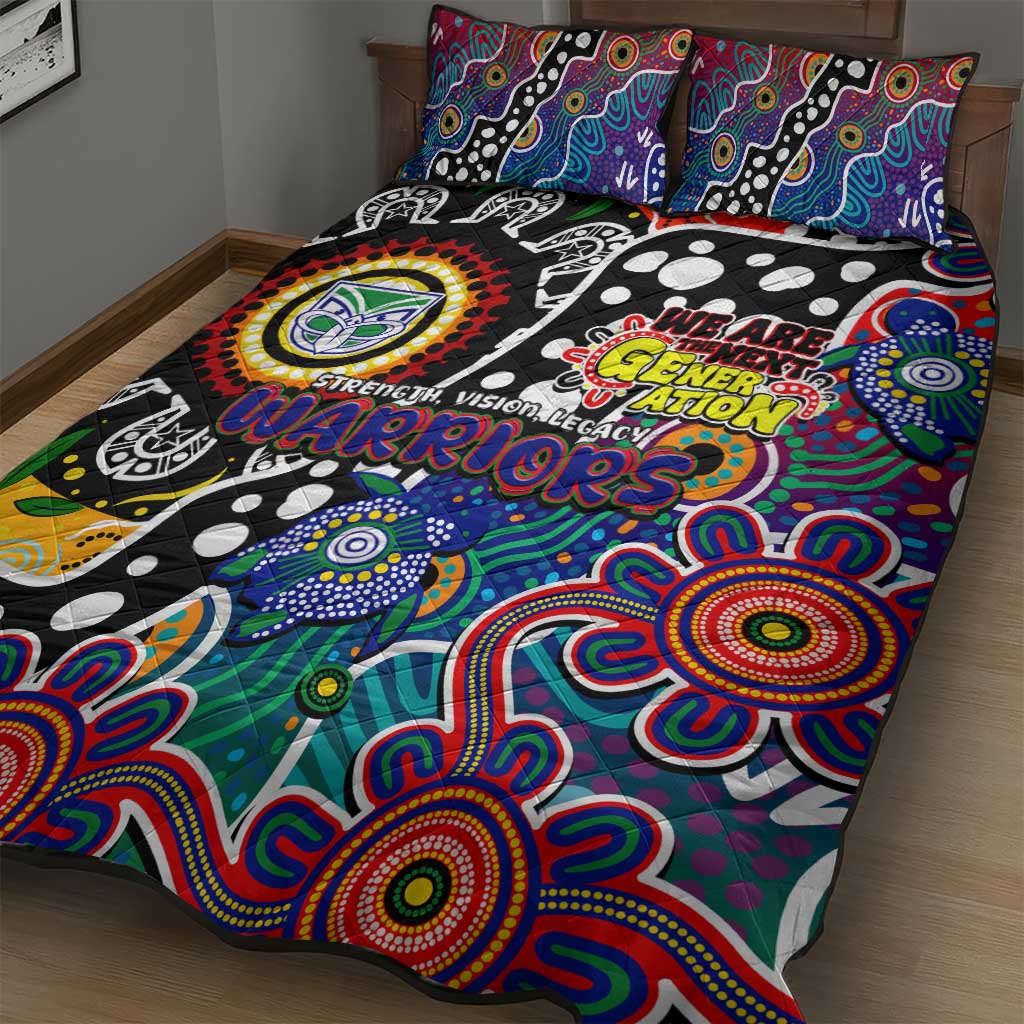 New Zealand Warriors NRL Celebrating 50 Years of Naidoc Quilt Bed Set NAIDOC Week 2025 Aboriginal