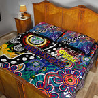 New Zealand Warriors NRL Celebrating 50 Years of Naidoc Quilt Bed Set NAIDOC Week 2025 Aboriginal