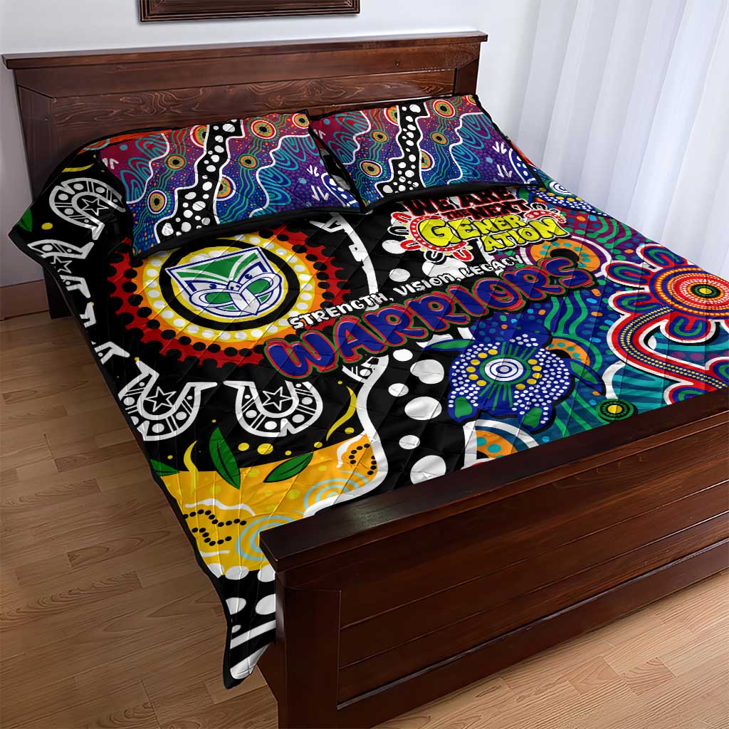 New Zealand Warriors NRL Celebrating 50 Years of Naidoc Quilt Bed Set NAIDOC Week 2025 Aboriginal