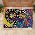 New Zealand Warriors NRL Celebrating 50 Years of Naidoc Rubber Doormat NAIDOC Week 2025 Aboriginal