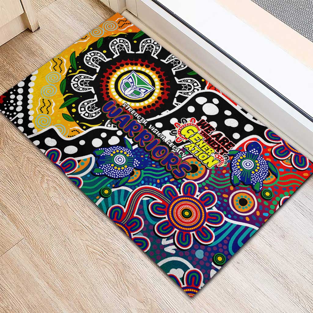 New Zealand Warriors NRL Celebrating 50 Years of Naidoc Rubber Doormat NAIDOC Week 2025 Aboriginal