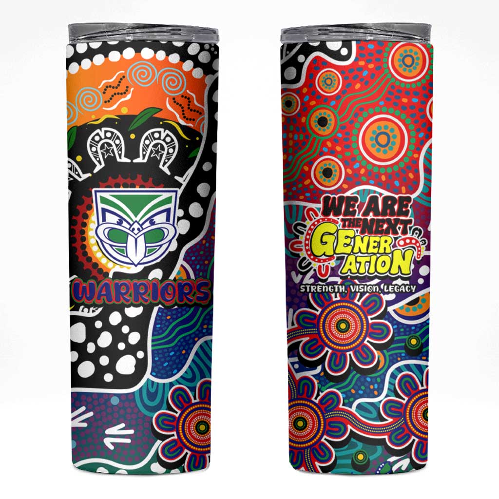 New Zealand Warriors NRL Celebrating 50 Years of Naidoc Skinny Tumbler NAIDOC Week 2025 Aboriginal
