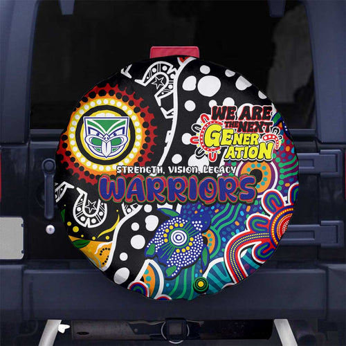 New Zealand Warriors NRL Celebrating 50 Years of Naidoc Spare Tire Cover NAIDOC Week 2025 Aboriginal